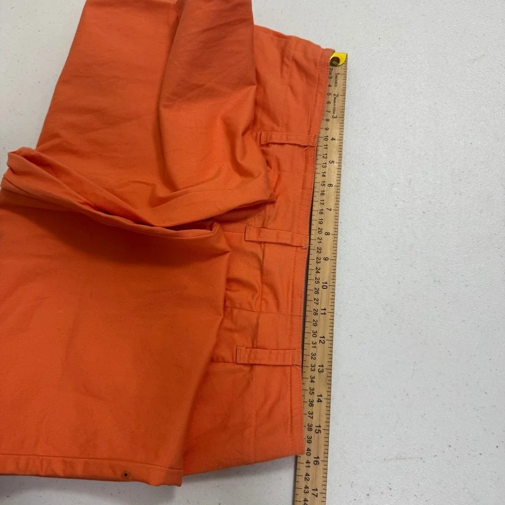 Liz Claiborne Michaela‎ Orange Cropped Wide Leg Pants Womens Size 12